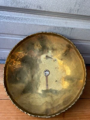 Vintage Arabian Horse Association New Mexico Footed Brass Bowl Trophy Award 11" - Image 1 of 4
