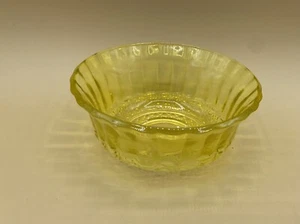 Yellow Berry Bowl 5” Anchor Hocking Neon Yellow - Picture 1 of 6