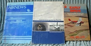 3 x AIRCRAFT BOOKS AIRNEWS MAINTENANCE GUIDE FOR PILOTS & EARLY BIRDS AUSTRALIAN - Picture 1 of 2