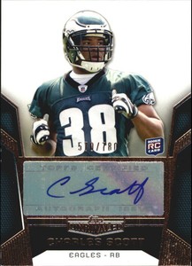 2010 Topps Unrivaled Rookie Autographs #134 Charles Scott /780 