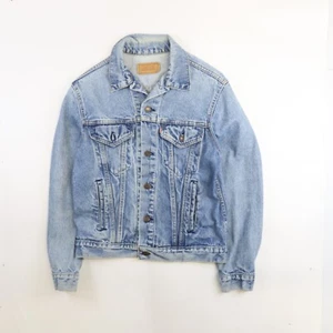 Chaqueta de camionero vintage de mezclilla Levi's talla 40R 70505 0216 - Imagen 1 de 9