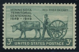 US Stamp #981 Minnesota Territory 3c, PSE Cert - Superb 98 - MOGNH - SMQ $60.00 - Picture 1 of 2