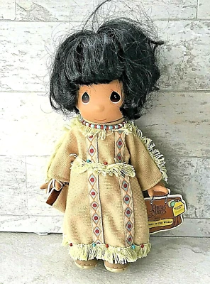 Boneca indígena americana Precious Moments 1994 Children of the World MORNING GLORY - Imagem 1 de 4