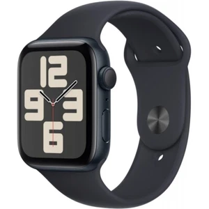 Apple Watch SE 2023 Sportarmband M/L 44 mm Aluminium GPS Smartwatch mitternacht - Afbeelding 1 van 4