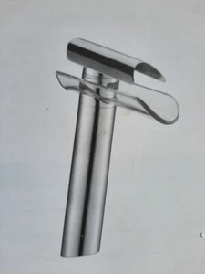 ( VF-C008) Chrome 11" WATERFALL GLASS BATHROOM FAUCET - Picture 1 of 1