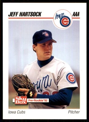 1992 SkyBox AAA Jeff Hartsock Iowa Cubs #102 - Image 1 of 2