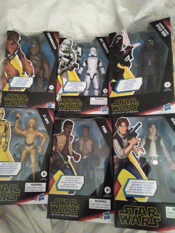 Hasbro Star Wars Galaxy of Adventures 5" inch Action Figure Set of 6 Lot-New Cover