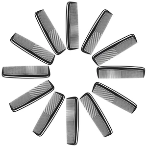 12 Pieces Pocket Hair Combs, 5" Combs for Men & Women, Travel-Friendly, Dual-Den - Picture 1 of 12