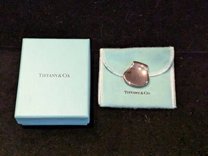 Vintage Tiffany & Co Elsa Peretti Sterling Silver 925 Thumbprint Money Clip - Picture 1 of 5