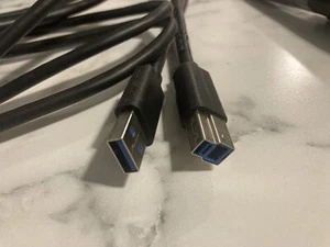 Dell Black 6 Feet USB Cable 750.A0m01.0021 R Signal DP To MDP 1.8M BLK ID LW NEW - Picture 1 of 3