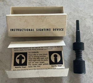 Vintage US Militär Holz Lehrvisiergerät Kadettengewehr - Bild 1 von 7