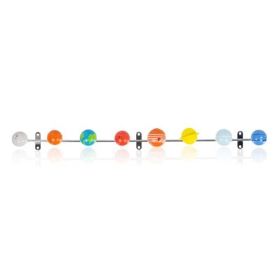 Perchero de madera montado en la pared decorativo sistema solar Foto 1 de 4