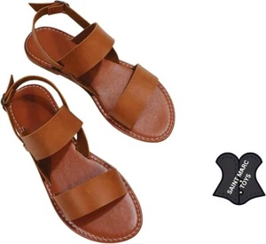 Fashionable Outdoors White Flat Slippers for Women, Criss Cross Plain Artificial - Picture 1 of 4