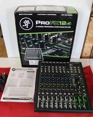 Mackie ProFX12v3 12 Channel Professional Mixer with USB - Image 1 of 4