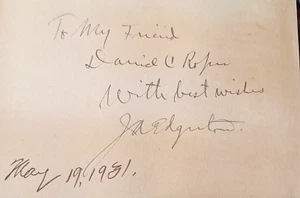SELTEN 1931 HC SIGNIERT BESCHRIFTET Invading The Invisible von J.A. Edgerton - Bild 1 von 17