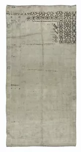 5x9.8 Ft Antique Washed Vintage Wool Rug in Beige, Handmade Anatolian Oushak Rug - Picture 1 of 5