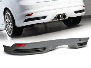 ST Style Rear bumper Diffuser For Ford Focus MK3 11-14 Addon/ Skirt Lower part