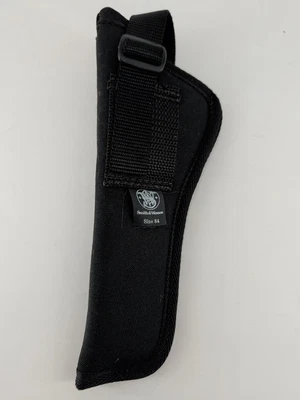 SMITH & WESSON Size 84 RH Black Nylon Holster ~ Dbl Action Revolver up to 6" brl - Image 1 of 4