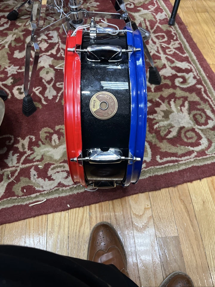 Tambor Tom Rack Premier Vintage 14" x 10" - Envoltura Plateada Policromática Foto 1 de 3