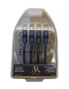 ACOUSTIC RESEARCH AP032 12' Stereo Audio Interconnect Gold Plated RCA Cables NEW - Picture 1 of 3