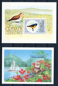 LS62314 Grenada monkey animals birds sheets MNH - Picture 1 of 1