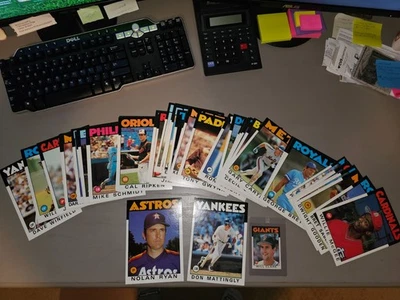 Juego completo Topps Super Baseball 1986 - 60 tarjetas Jumbo 5x7 excelente/nuevo - leer Foto 1 de 3