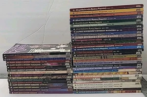 Lot of 46 Ellery Queen Alfred Hitchcock Mystery Magazines Vintage 1982 - 1986 - Imagen 1 de 20
