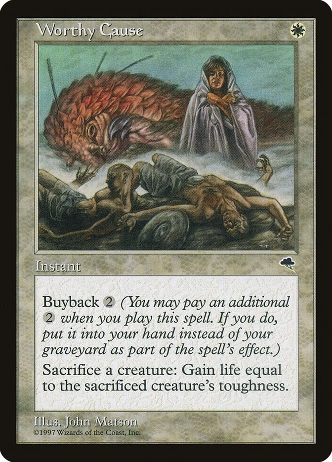 Worthy Cause 53 LP Normal Tempest MTG EN - Image 1 of 1