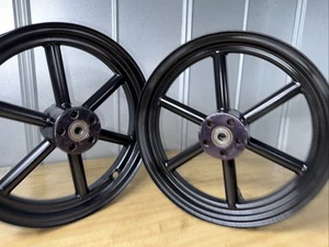 Invader Classic Front & Rear 16 X 3 Inch Round Spoke Wheels - Picture 1 of 22