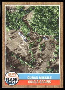 2011 Topps Heritage #NF-1 Cuban Missile Crisis Begins News Flashbacks - Picture 1 of 2