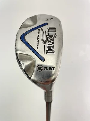 Ram Golf Hybrid 21* Wizard Stiff Flex Graphite /Right Handed /New Grip /27748 - Image 1 of 4