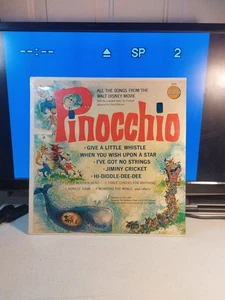 Disney Songs From Pinocchio 1962 - Golden Records LP 77 - New & Sealed - Picture 1 of 2
