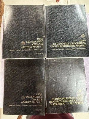 Oldsmobile Firenza Calais Cutlass Ciera Ninety-Eight 1985 manual de servicio de fábrica Foto 1 de 4