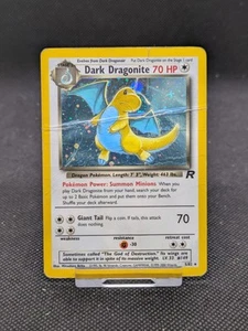 Dark Dragonite 5/82 Team Rocket Holo Rare WOTC SWIRL Played - Picture 1 of 4