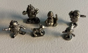 Monopoly USAPoly Rudolph Rentier mit roter Nase Spiel Teile Figuren Spielsteine 6 ZINN - Bild 1 von 7