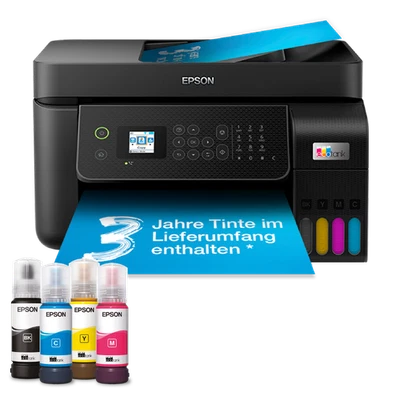 Epson Drucker EcoTank ET-4800 (Generalüberholt) 4-in-1 Multifunktionsgerät WLAN - Bild 1 von 4
