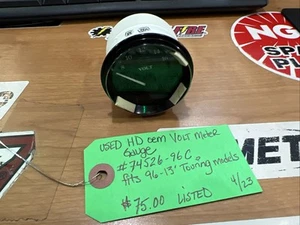 Harley Davidson oem Volt Meter Gauge #74526-96C - Bild 1 von 7