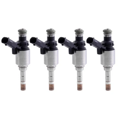 4pcs Fuel Injectors For 2009-2017 Volkswagen Tiguan 2.0L 2008-2013 Audi A3 2.0L Foto 1 de 4