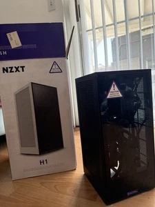 NZXT H1 Mini-ITX Tinted Tempered Glass - Matte Black - Photo 1/6