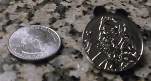 Disneyland Hidden Mickey Toontown Dornröschen Silber Pin - Bild 1 von 1