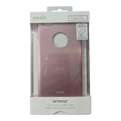 H5. Moshi Armour Slim Metalic Case for Apple iPhone 7/8 Plus - Rose Gold - Image 1 of 2