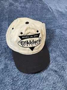 D'Addario Hat Guitar Strings Snapback Cap Patch America's USA Rare - Picture 1 of 13