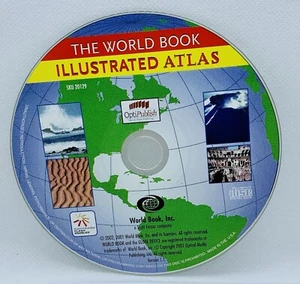 The World Book Illustrated Atlas CD-ROM 2002 PC software de computadora - Imagen 1 de 2