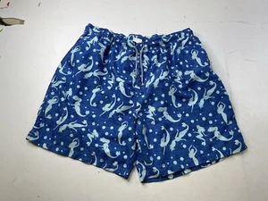 Peter Millar Mermaid Waves AOP lined Swim Trunks Board Shorts Mens XXL - Picture 1 of 6