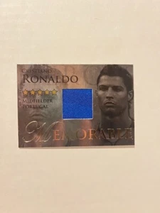 2010 Futera World Football Jersey Relic Cristiano Ronaldo - Picture 1 of 1