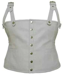 Tupac Shakur Suspender Rapper Genuine Leather Vest All Sizes - Picture 1 of 9