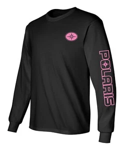 POLARIS SNOWMOBILE ATV Long Sleeve T-Shirt *FAST SHIP Choose Design Color outlne - Picture 1 of 8