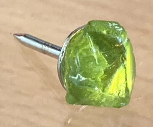 Tie Pins  Peridot, Garnet, Citrine, Topaz Freeform Natural Gemstones S925 - Picture 1 of 40