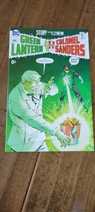 2017 SDCC EXCLUSIVE COMIC BOOK DC KFC GREEN LANTERN COLONEL SANDERS KENTUCKY - Bild 1 von 1