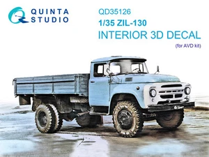 Quinta Studio 1/35 ZIL-130 3D-Printed &amp; colour Interior on decal paper (AVD) - Picture 1 of 12